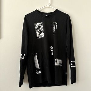 Adidas Men’s Logo Reflective Long Sleeve Shirt